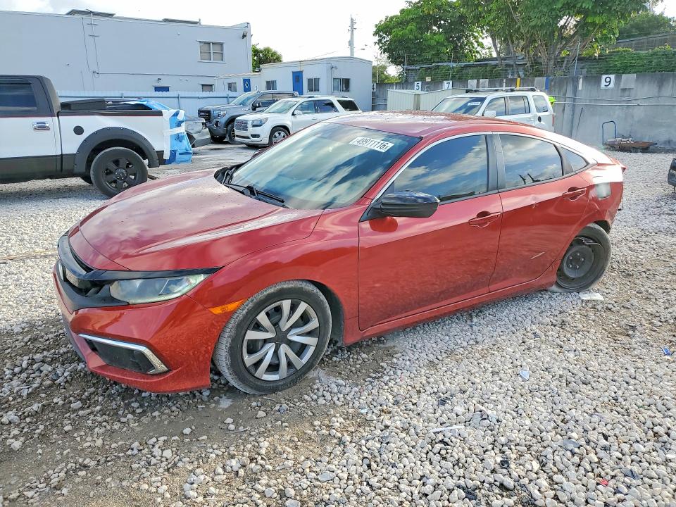 2020 Honda Civic მანქანა იყიდება აუქციონზე, vin: 2HGFC2F68LH576042, აუქციონის ნომერი: 49911116