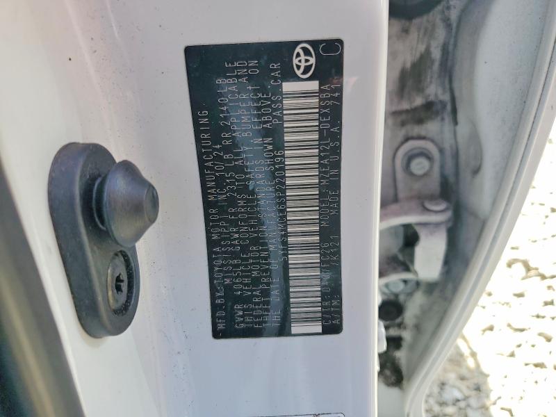 Продажа на аукционе авто 2025 Toyota Corolla, vin: 5YFS4MCE6SP220196, номер лота: 51507926