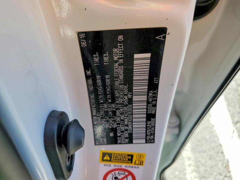 52089456 :رقم المزاد ، 5TDKKRFH3GS163656 vin ، 2016 Toyota Highlander مزاد بيع
