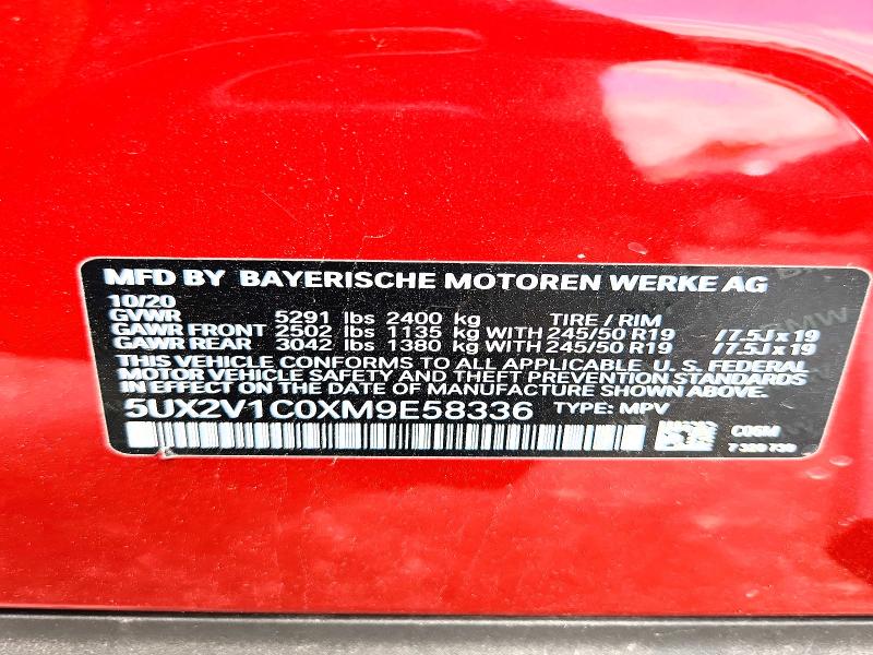 Продажа на аукционе авто 2021 Bmw X4, vin: 5UX2V1C0XM9E58336, номер лота: 51953806