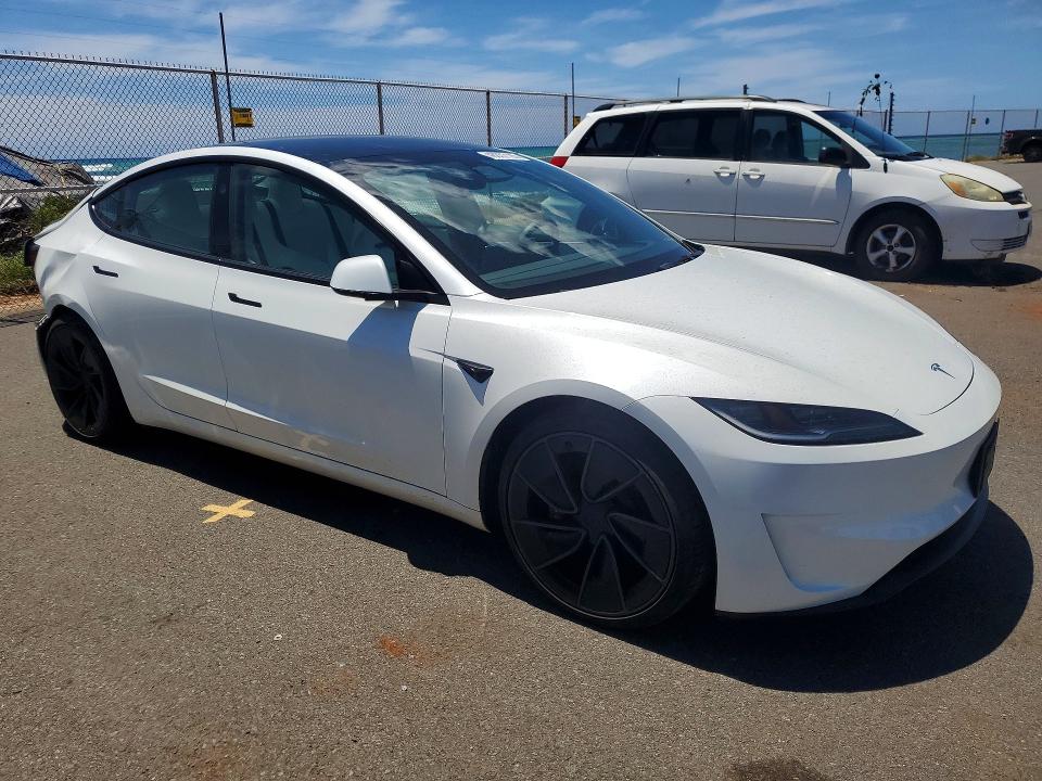 2024 Tesla Model 3 მანქანა იყიდება აუქციონზე, vin: 5YJ3E1ET7RF773909, აუქციონის ნომერი: 48857126