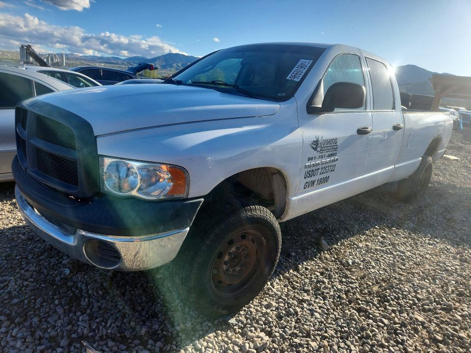 Auction sale of the 2003 Dodge Ram 2500, vin: 3D7KU28D13G755728, lot number: 49610996