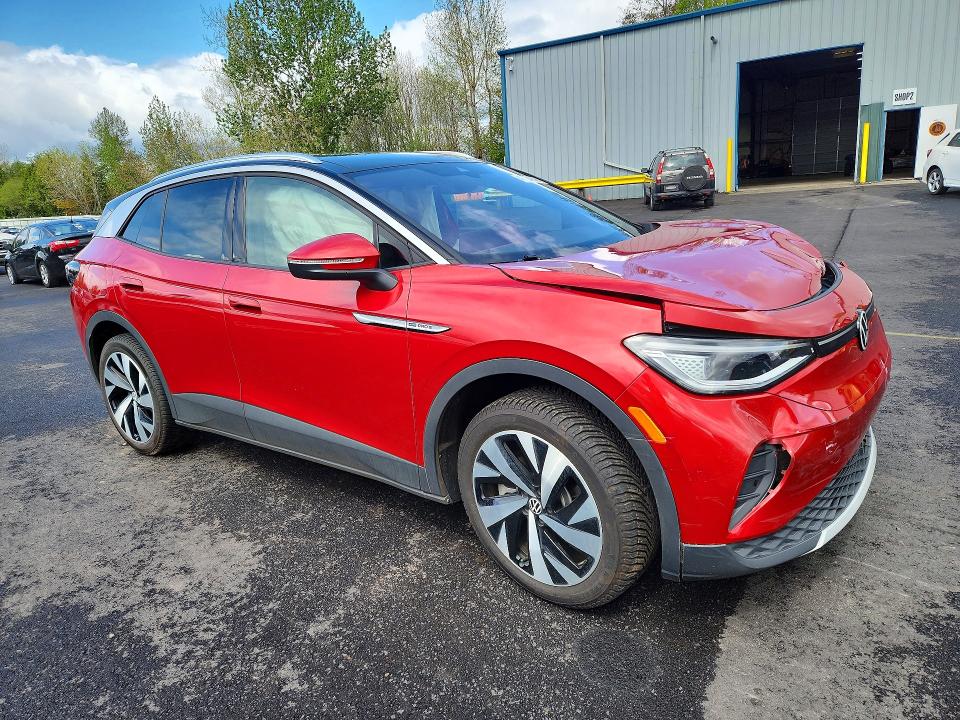 Aukcja sprzedaży 2021 Volkswagen Id.4, vin: WVGUNPE26MP065420, numer aukcji: 49834536