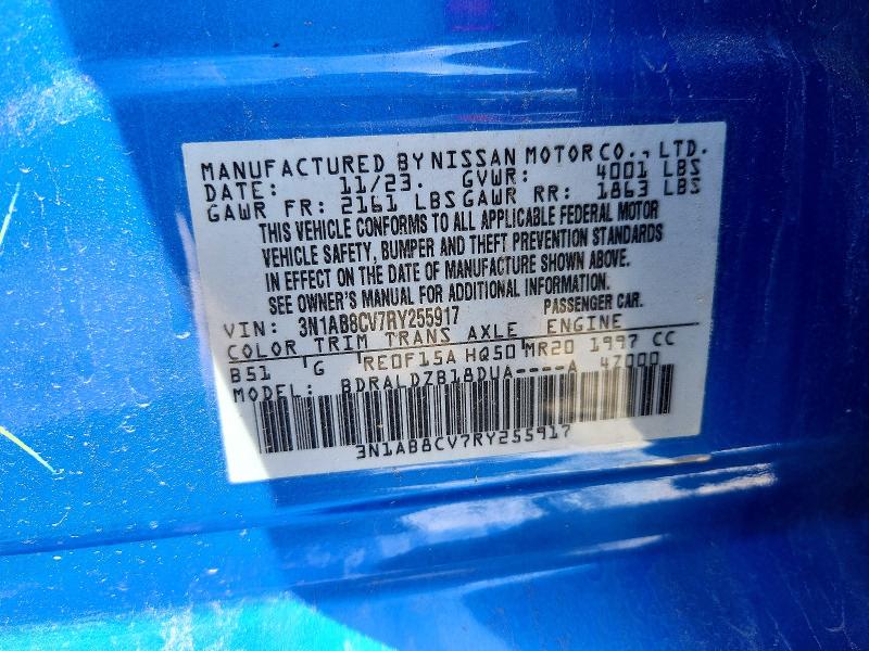Продажа на аукционе авто 2024 Nissan Sentra, vin: 3N1AB8CV7RY255917, номер лота: 48573226