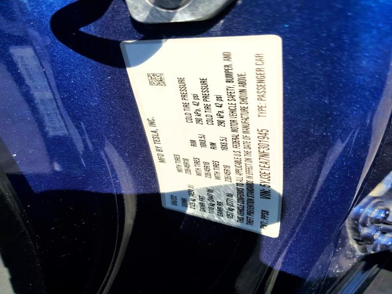Aukcja sprzedaży 2022 Tesla Model 3, vin: 5YJ3E1EA7NF301945, numer aukcji: 49377186
