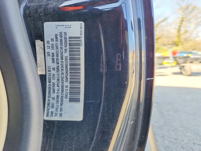 2010 Volkswagen New Beetle მანქანა იყიდება აუქციონზე, vin: 3VWPG3AG4AM012901, აუქციონის ნომერი: 49166236