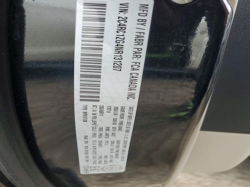 47817126 :رقم المزاد ، 2C4RC1ZG4NR131207 vin ، 2022 Chrysler Grand Caravan مزاد بيع
