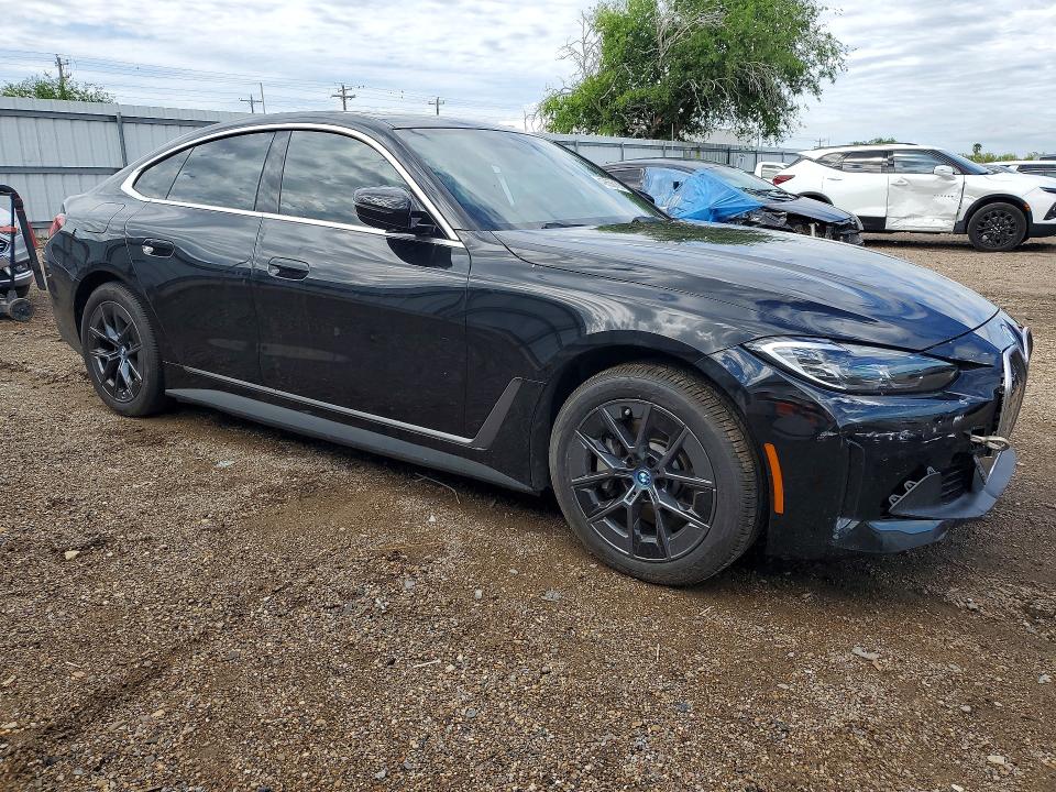 2024 Bmw I4 მანქანა იყიდება აუქციონზე, vin: WBY43AW00RFT40375, აუქციონის ნომერი: 49556126