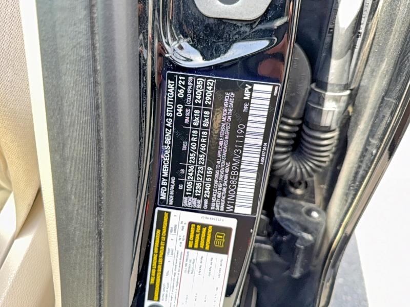 Продажа на аукционе авто 2021 Mercedes-benz Glc, vin: W1N0G8EB9MV311190, номер лота: 52009506