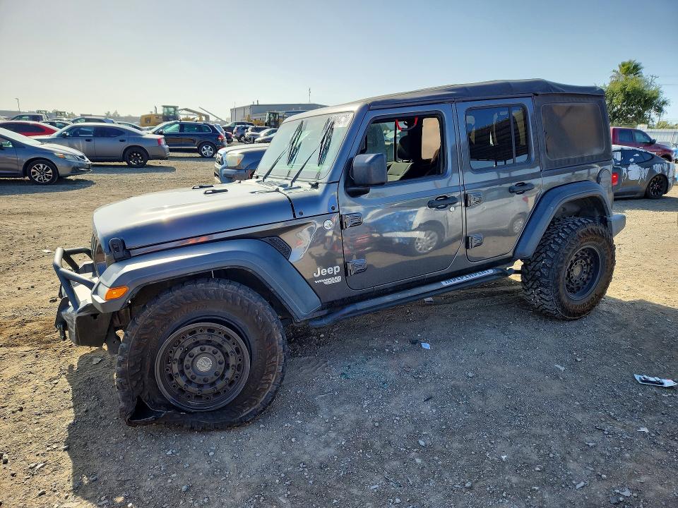 49864036 :رقم المزاد ، 1C4HJXDG9JW171814 vin ، 2018 Jeep Wrangler Unlimited مزاد بيع