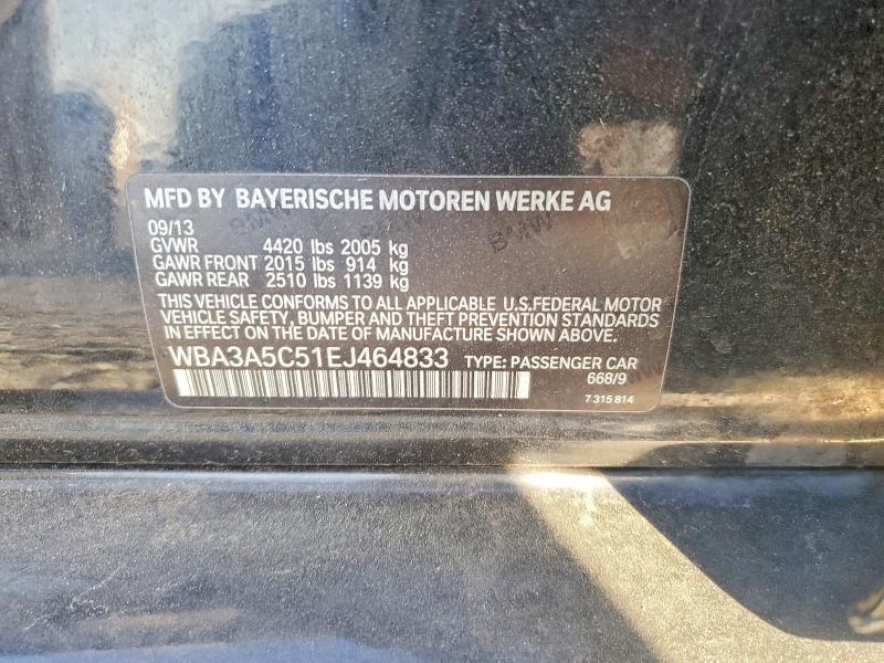 Aukcja sprzedaży 2014 Bmw 328, vin: WBA3A5C51EJ464833, numer aukcji: 49974356