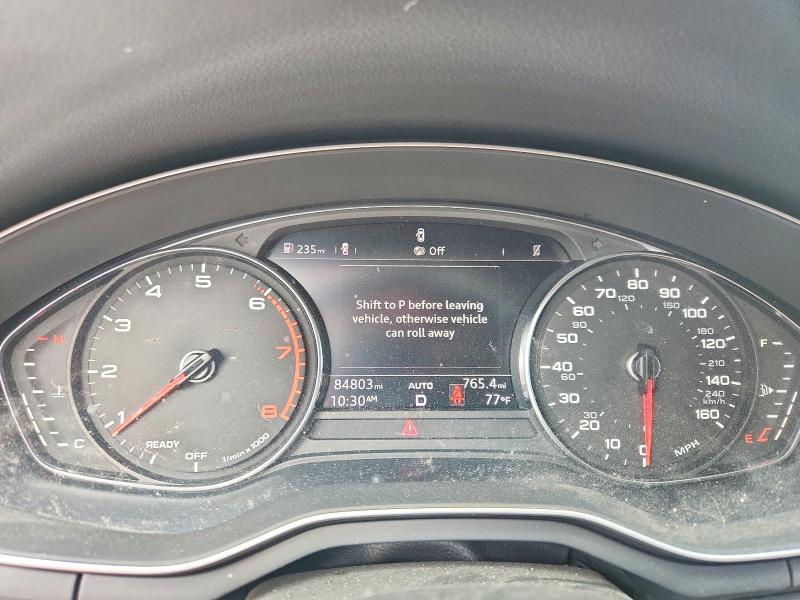2018 Audi A4 მანქანა იყიდება აუქციონზე, vin: WAUDNAF42JA055108, აუქციონის ნომერი: 48811816
