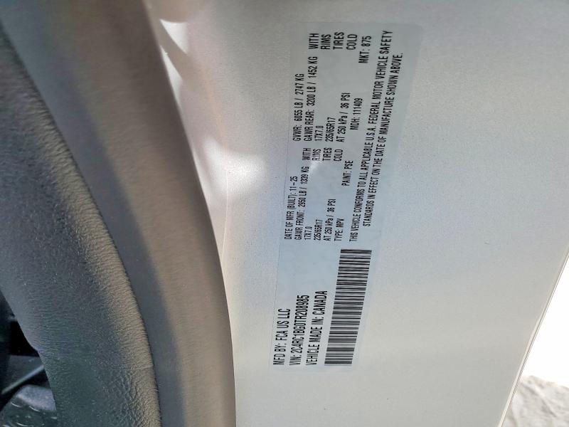 51334526 :رقم المزاد ، 2C4RC1BG0TR208985 vin ، 2026 Chrysler Pacifica مزاد بيع