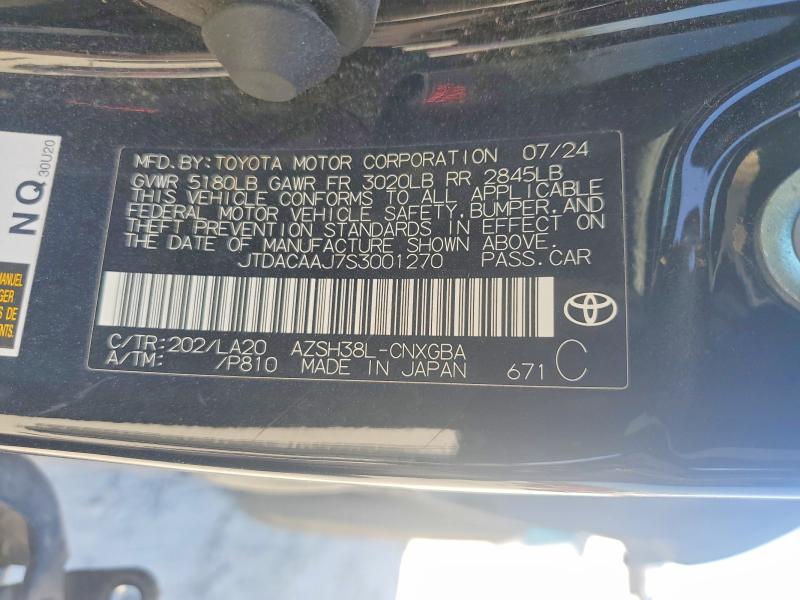 48986586 :رقم المزاد ، JTDACAAJ7S3001270 vin ، 2025 Toyota Crown Signia مزاد بيع