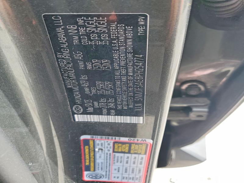 Продаж на аукціоні авто 2023 Hyundai Tucson, vin: 5NMJF3AE8PH254774, номер лоту: 49970726