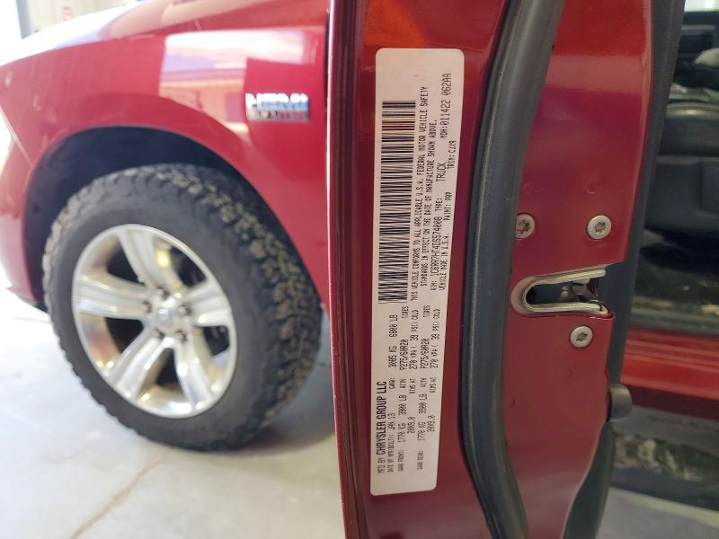 48054486 :رقم المزاد ، 1C6RR7HT4DS574008 vin ، 2013 Ram 1500 مزاد بيع