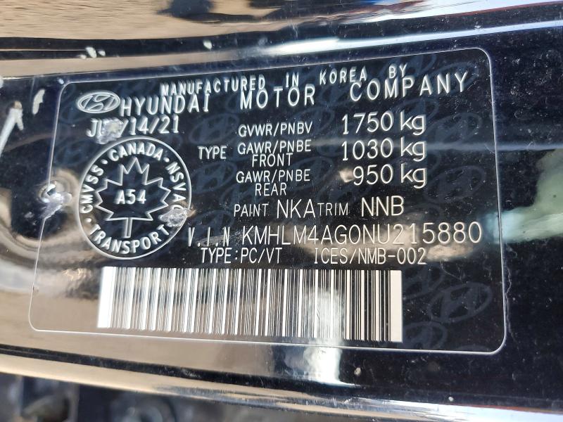 Aukcja sprzedaży 2022 Hyundai Elantra, vin: KMHLM4AG0NU215880, numer aukcji: 49011266