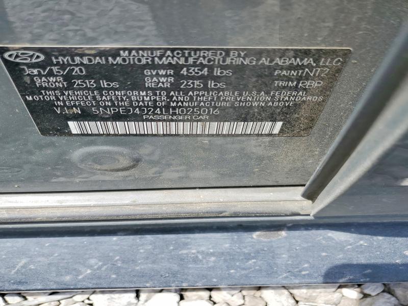 Продажа на аукционе авто 2020 Hyundai Sonata, vin: 5NPEJ4J24LH025016, номер лота: 51189966