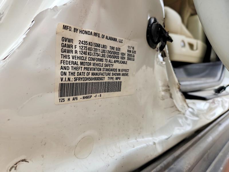 2017 Acura Mdx მანქანა იყიდება აუქციონზე, vin: 5FRYD3H56HB005627, აუქციონის ნომერი: 50987186