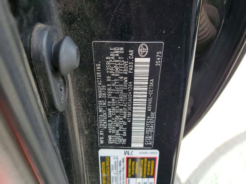 Aukcja sprzedaży 2010 Toyota Camry, vin: 4T1BF3EK5AU041264, numer aukcji: 50963656