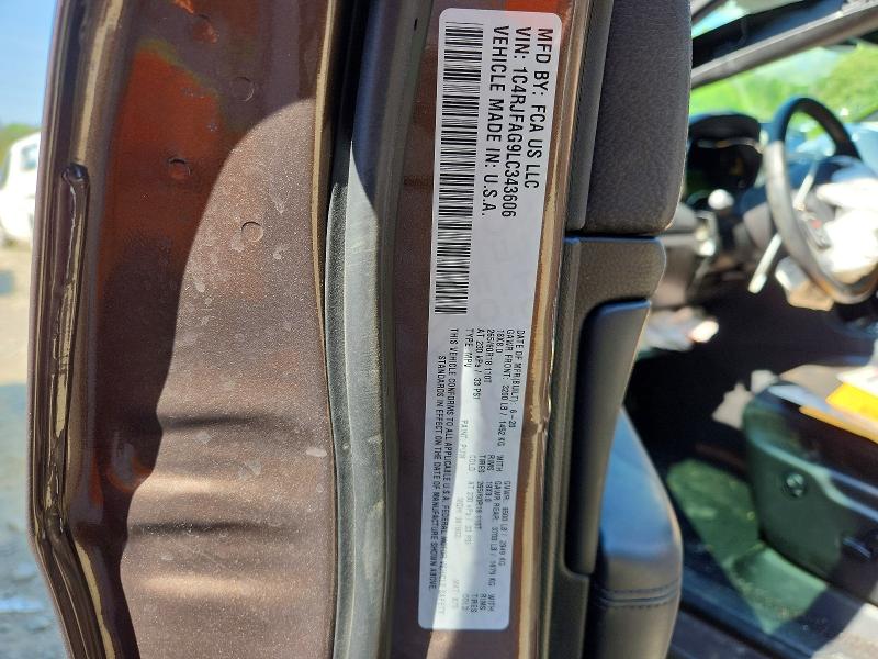 2020 Jeep Grand Cherokee მანქანა იყიდება აუქციონზე, vin: 1C4RJFAG9LC343606, აუქციონის ნომერი: 50934096