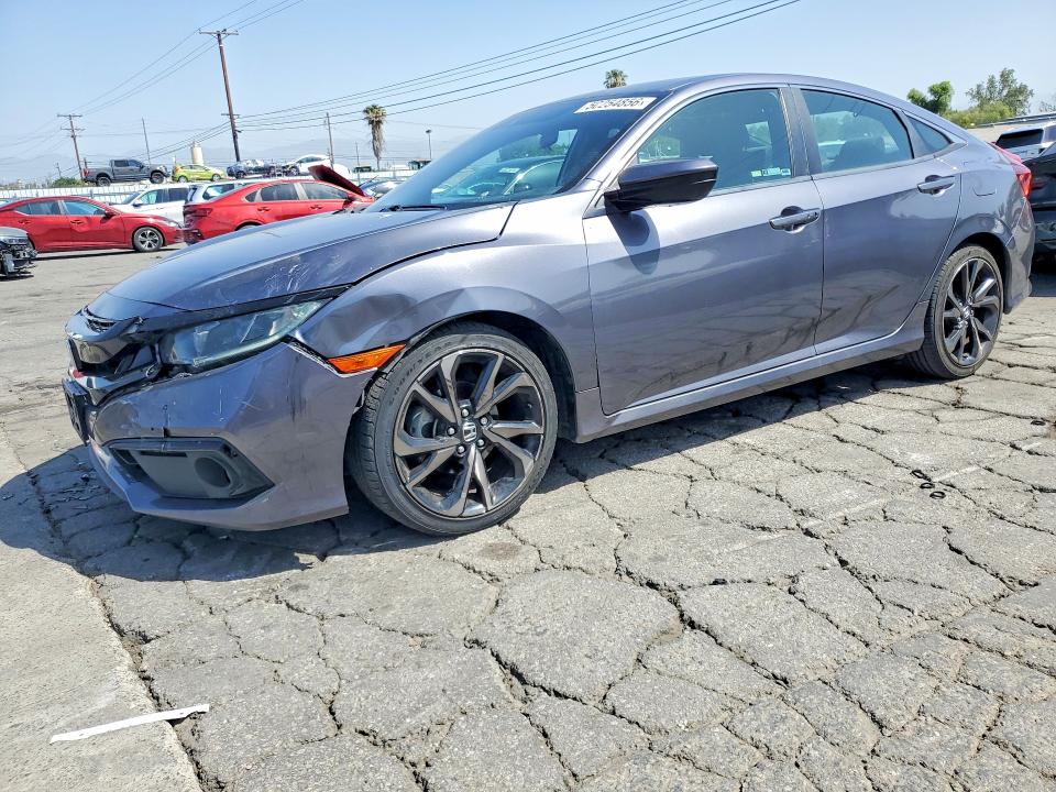 2020 Honda Civic მანქანა იყიდება აუქციონზე, vin: 2HGFC2F82LH581562, აუქციონის ნომერი: 50254856