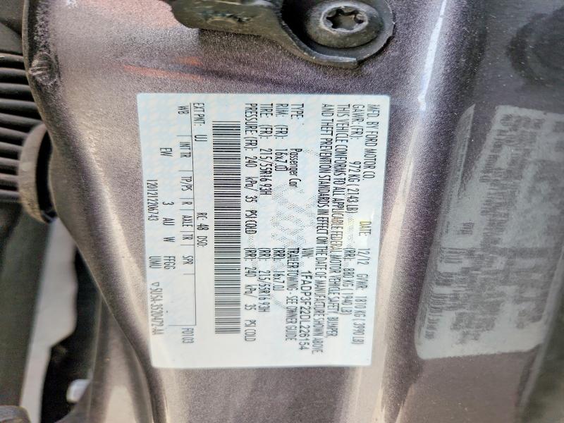 Продаж на аукціоні авто 2013 Ford Focus, vin: 1FADP3F22DL226154, номер лоту: 51010086