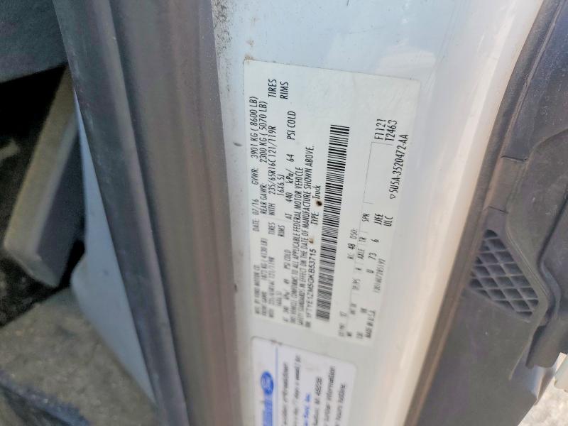 2016 Ford Transit მანქანა იყიდება აუქციონზე, vin: 1FTYE1ZM5GKB53715, აუქციონის ნომერი: 50101016