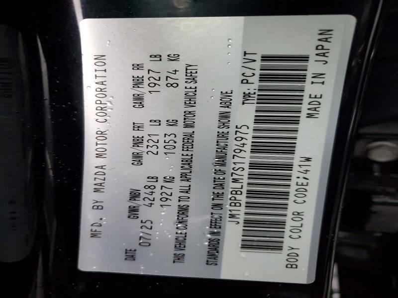 51081576 :رقم المزاد ، JM1BPBLM7S1794975 vin ، 2025 Mazda 3 مزاد بيع