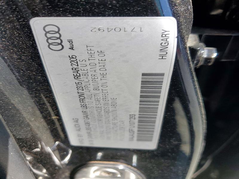 Продажа на аукционе авто 2018 Audi A3, vin: WAUAUGFF1J1071293, номер лота: 50232486