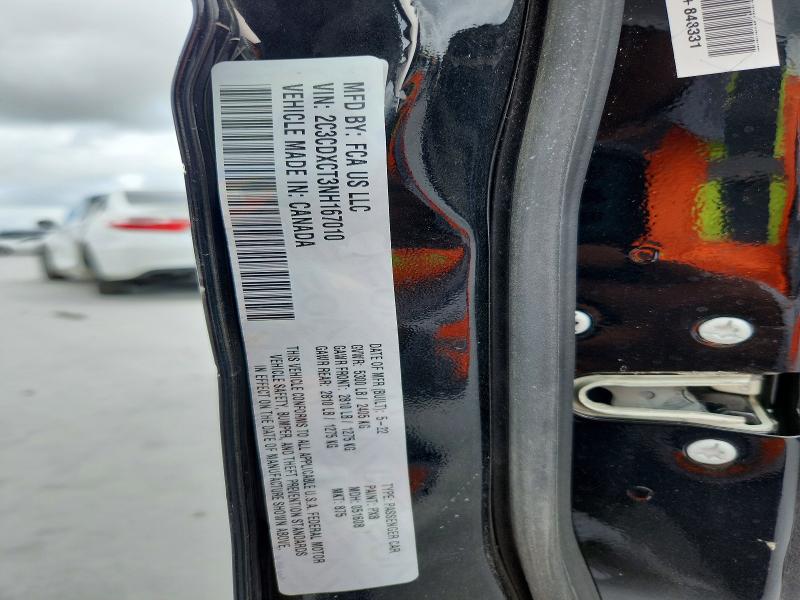 2022 Dodge Charger მანქანა იყიდება აუქციონზე, vin: 2C3CDXCT3NH167010, აუქციონის ნომერი: 49424166
