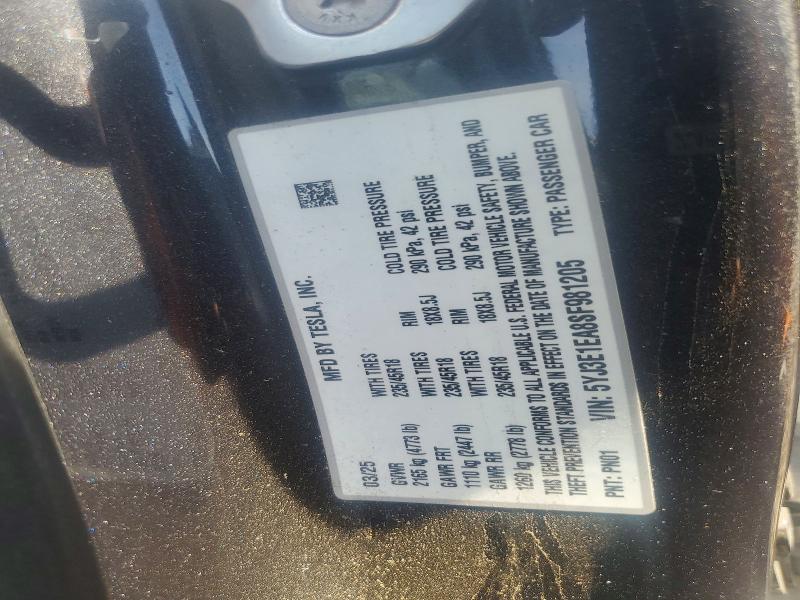 Продажа на аукционе авто 2025 Tesla Model 3, vin: 5YJ3E1EA8SF981205, номер лота: 49955646