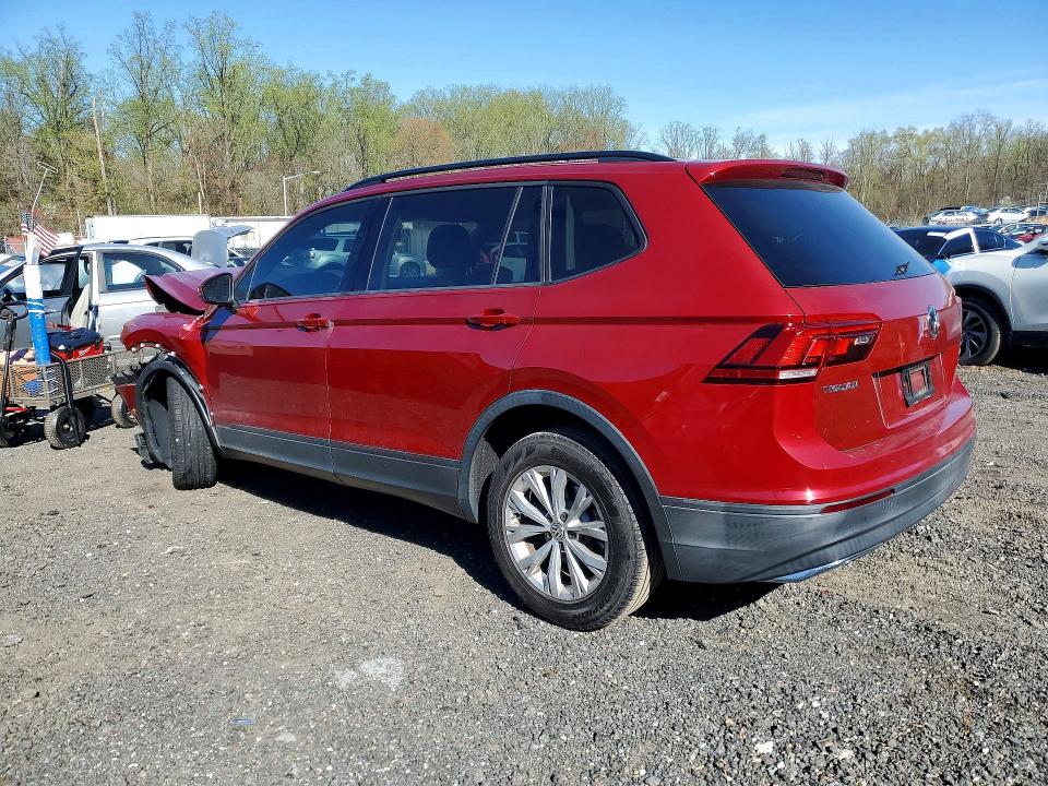 2018 Volkswagen Tiguan მანქანა იყიდება აუქციონზე, vin: 3VV0B7AX7JM040672, აუქციონის ნომერი: 48685346