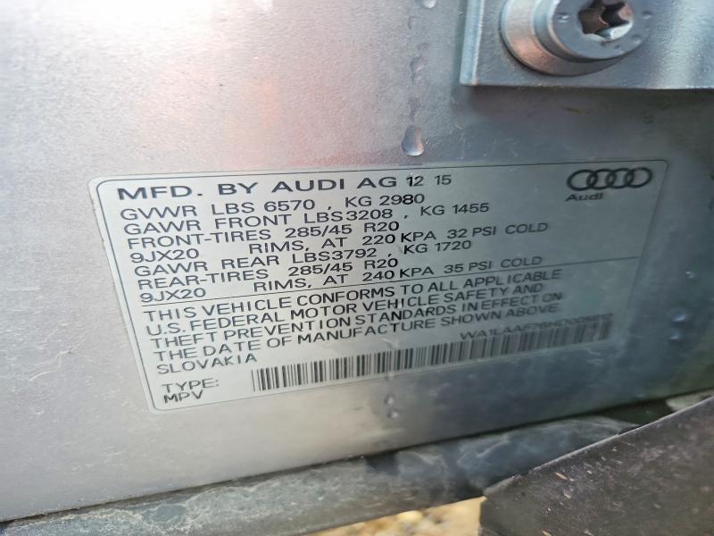 Продажа на аукционе авто 2017 Audi Q7, vin: WA1LAAF76HD005612, номер лота: 48735736