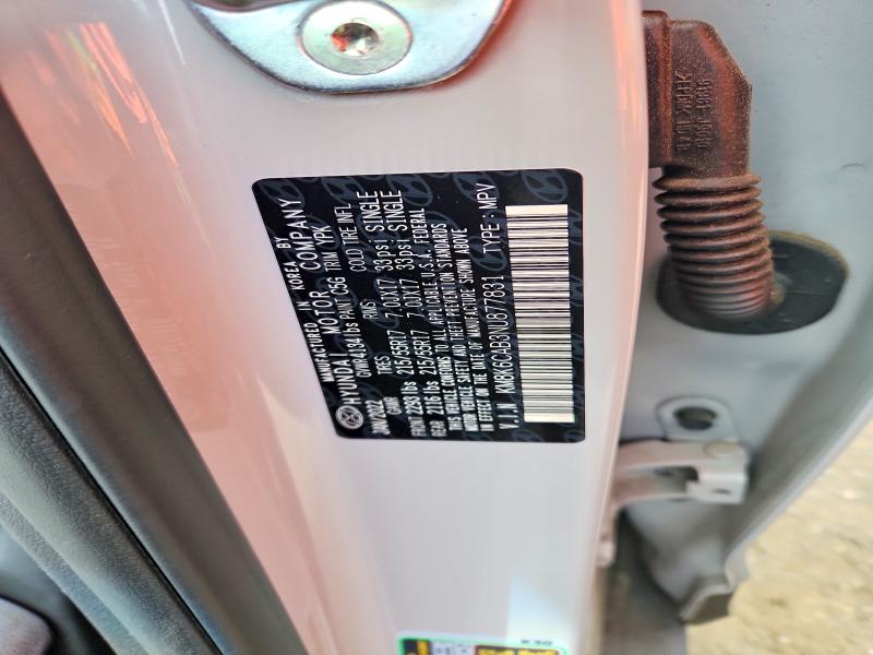 2022 Hyundai Kona მანქანა იყიდება აუქციონზე, vin: KM8K6CAB3NU877831, აუქციონის ნომერი: 50777966