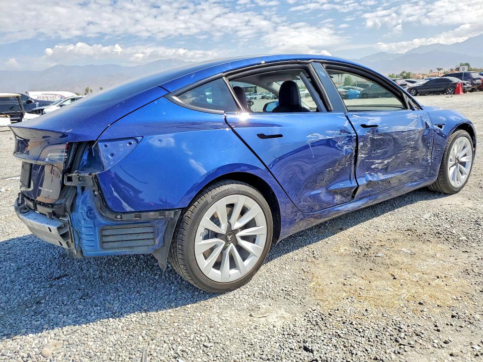 2022 Tesla Model 3 მანქანა იყიდება აუქციონზე, vin: 5YJ3E1EB6NF211002, აუქციონის ნომერი: 49336726