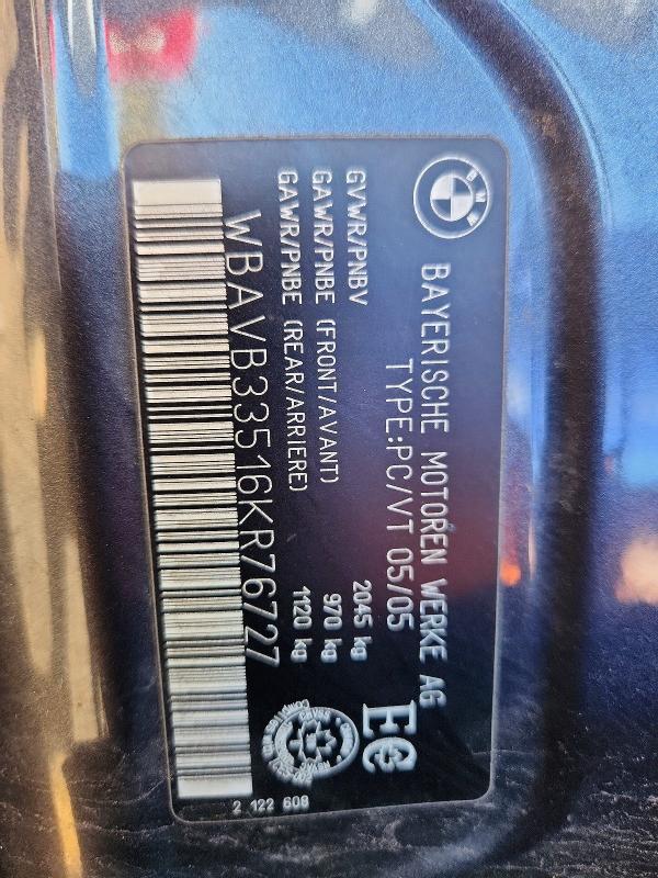 Aukcja sprzedaży 2006 Bmw 330, vin: WBAVB33516KR76727, numer aukcji: 50215826
