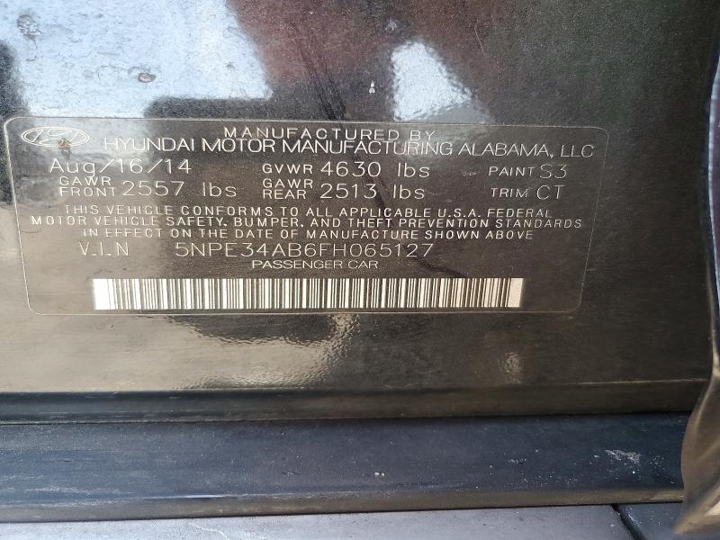 Aukcja sprzedaży 2015 Hyundai Sonata, vin: 5NPE34AB6FH065127, numer aukcji: 50481416