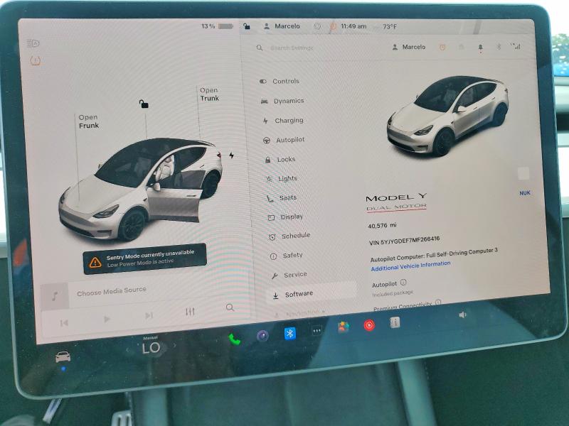 Продаж на аукціоні авто 2021 Tesla Model Y, vin: 5YJYGDEF7MF266416, номер лоту: 49323666