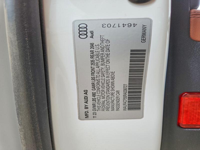 Продаж на аукціоні авто 2024 Audi A5, vin: WAUFACF55RA038727, номер лоту: 50877366