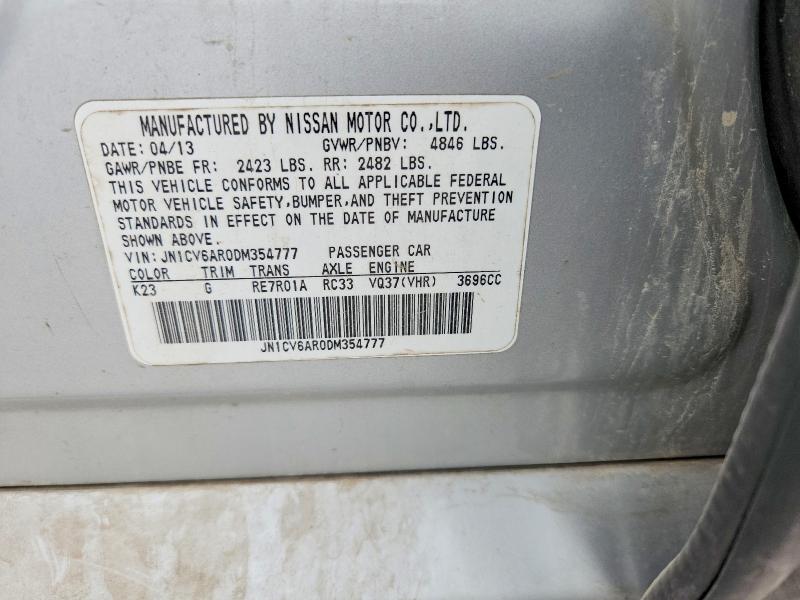 Aukcja sprzedaży 2013 Infiniti G37 Sedan, vin: JN1CV6AR0DM354777, numer aukcji: 52031306