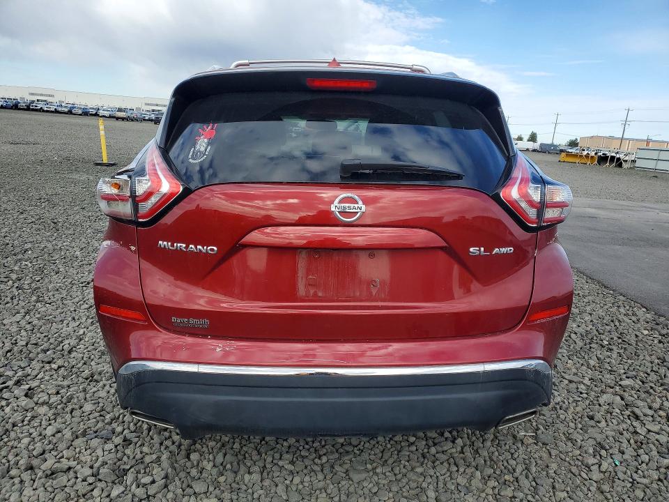 51318196 :رقم المزاد ، 5N1AZ2MH1FN278452 vin ، 2015 Nissan Murano مزاد بيع