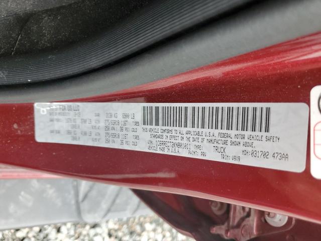 48734216 :رقم المزاد ، 1C6RRECT2KN801011 vin ، 2019 Ram 1500 مزاد بيع