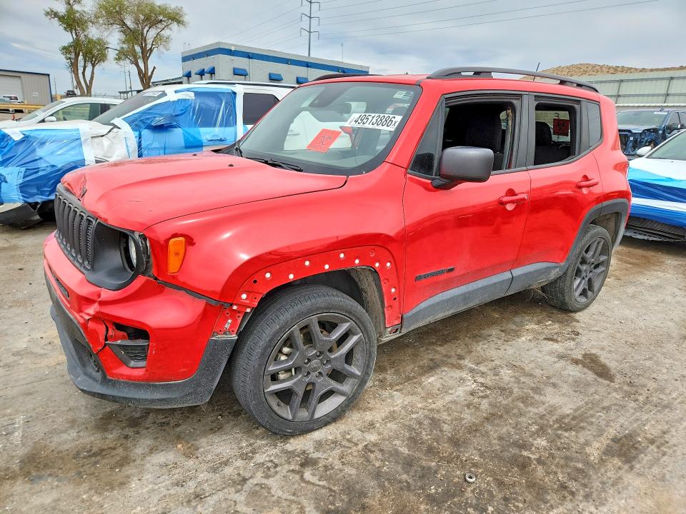 2021 Jeep Renegade მანქანა იყიდება აუქციონზე, vin: ZACNJDBB5MPM92451, აუქციონის ნომერი: 49513886