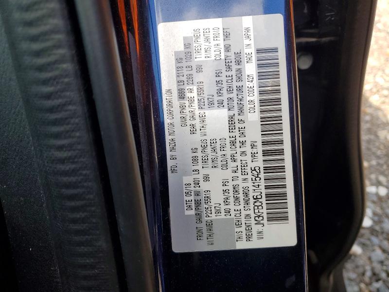 Продажа на аукционе авто 2018 Mazda Cx-5, vin: JM3KFBCM6J1415425, номер лота: 50657936