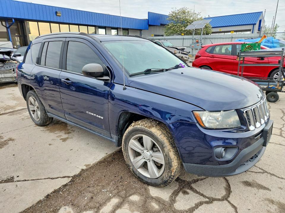 2016 Jeep Compass მანქანა იყიდება აუქციონზე, vin: 1C4NJDBBXGD662096, აუქციონის ნომერი: 41630476