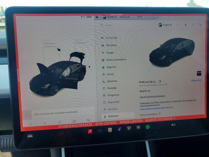 Aukcja sprzedaży 2020 Tesla Model 3, vin: 5YJ3E1EAXLF634525, numer aukcji: 49477406