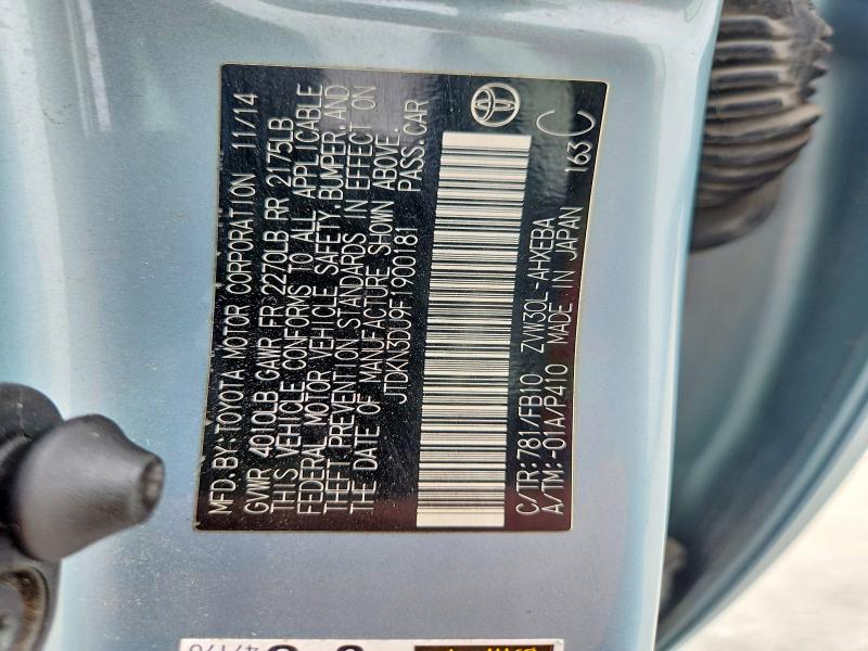 2015 Toyota Prius მანქანა იყიდება აუქციონზე, vin: JTDKN3DU9F1900181, აუქციონის ნომერი: 50944646