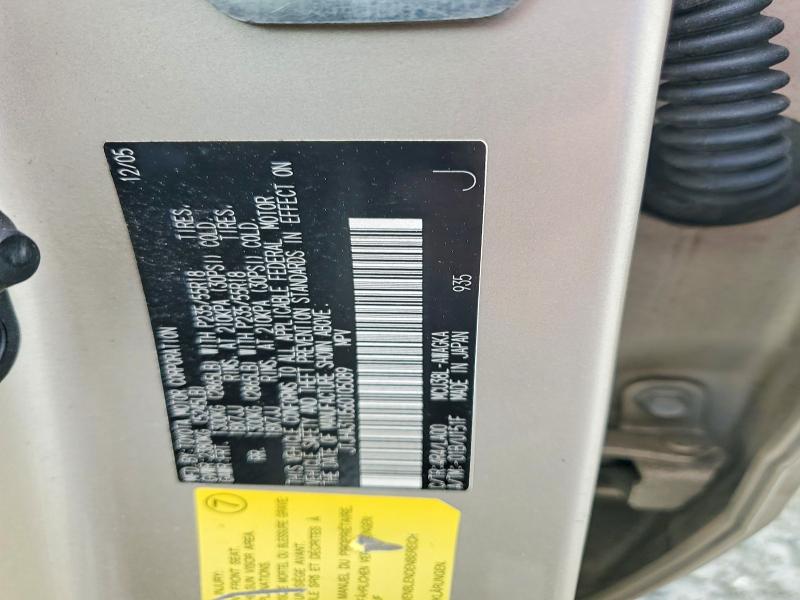 Продаж на аукціоні авто 2006 Lexus Rx, vin: JTJHA31U560105089, номер лоту: 51654906