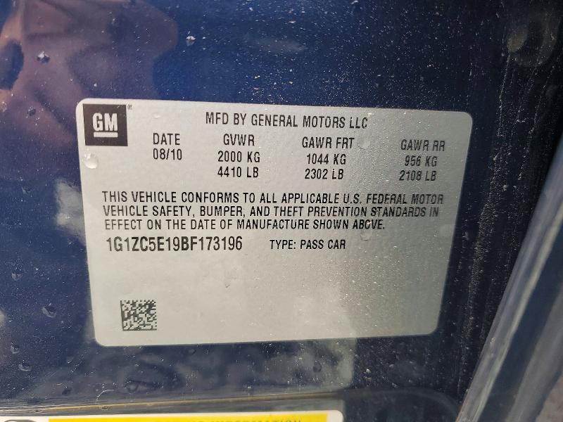Aukcja sprzedaży 2011 Chevrolet Malibu, vin: 1G1ZC5E19BF173196, numer aukcji: 51278956